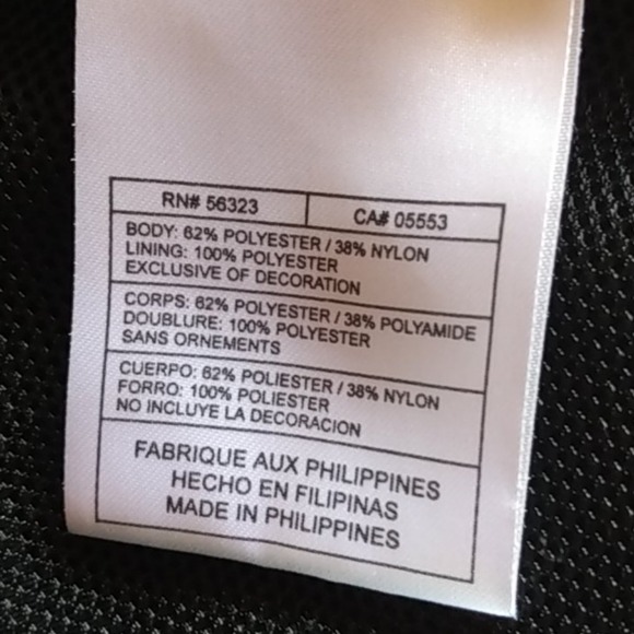 Nike Women Black White Stripe Track Jacket Athletic Full Zip Sportswear Size M - Picture 9 of 10